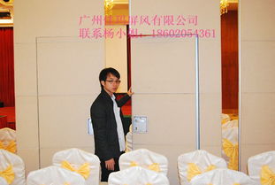 银川酒店活动屏风 隔断门 移动隔音屏风