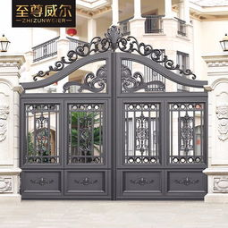图 至尊威尔铝艺大门别墅门厂家 上海产品供应加工