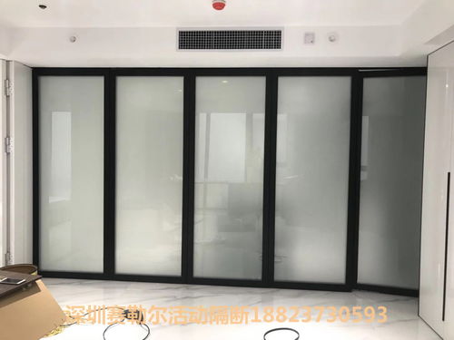 赛勒尔玻璃吊滑隔断门定制 龙华办公屏风高高隔间装修