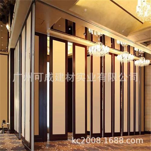 2020惠店州活动隔断墙 隐形收藏式移门与推拉旋转隔断设计